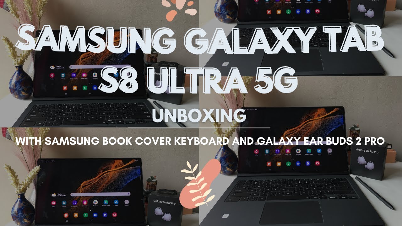 Samsung galaxy tab S8 Ultra 5G 2022 Unboxing • Graphite (256gb & 128gb RAM) • Chill Unboxing ✨🎥