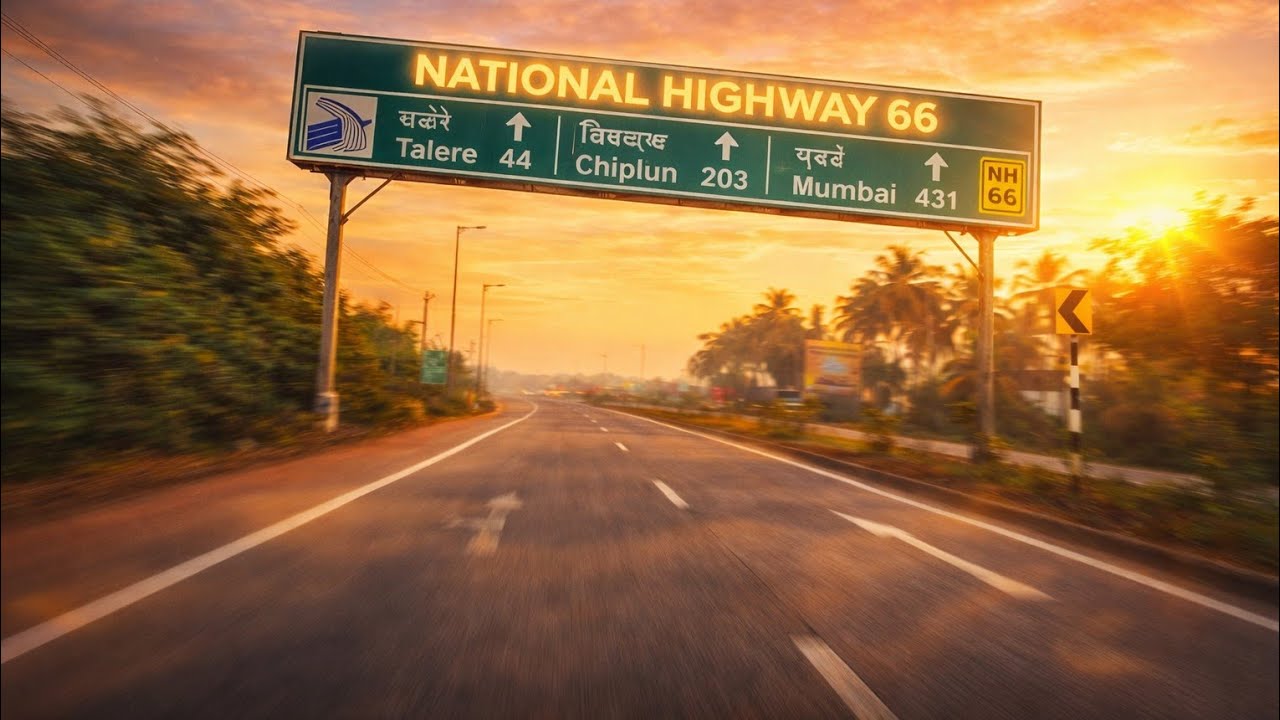 National Highway 66 4K drive - Mumbai Goa Highway 4K drive