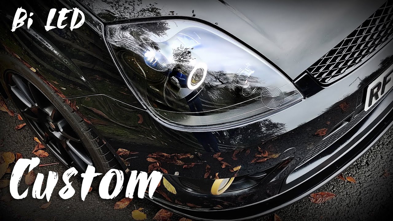Custom Headlights Bi LED Projectors by Morimoto Smoked Halos from LK2 Lights Unbox & Review - EP60