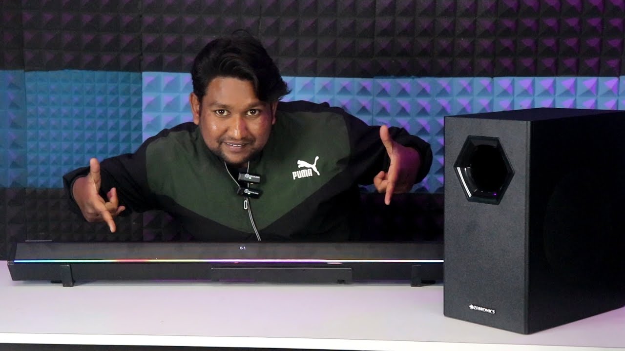 Zebronics ZEB-JUKE BAR 6100 DWS PRO Soundbar With Wireless Subwoofer | Audio⚡️Bass Test⚡️240w RMS
