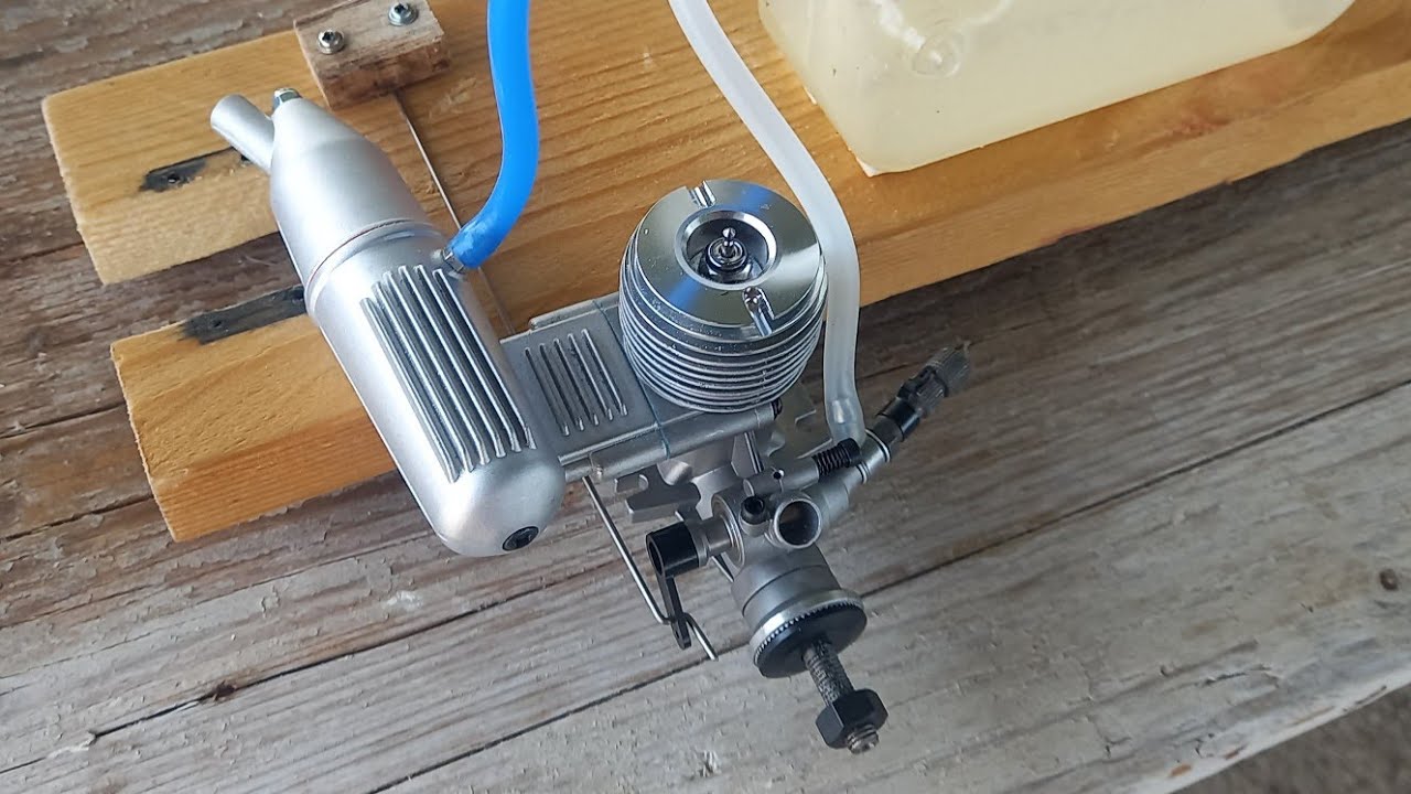 Rodaggio motore a scoppio Thunder Tiger GP-18 2,9cc aereo rc