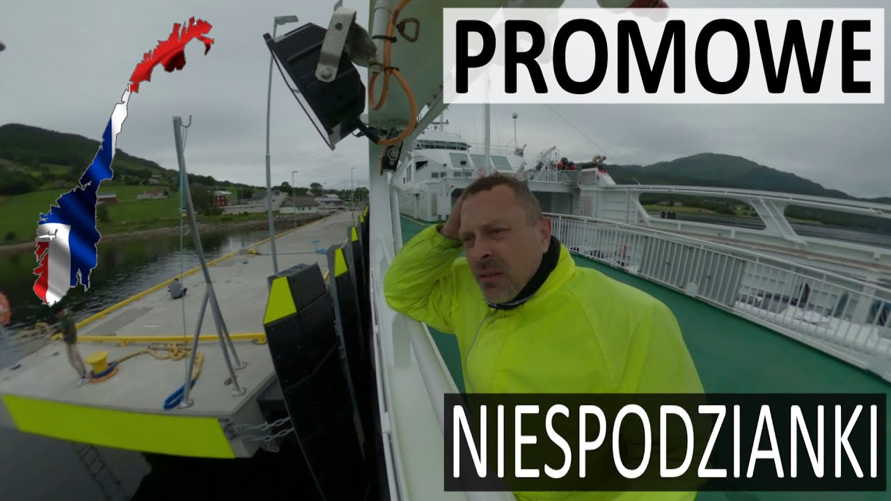 Kierunek Nordkapp - 7 Promy w Norwegii, opłaty promowe i niespodzianki - Norwegia motocyklem
