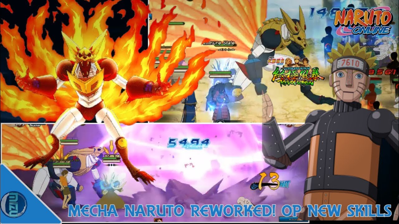 Naruto Online[INA]: Меха Наруто ПЕРЕРАБОТАН! OP Новые навыки и игровой процесс! Мета Ниндзя?