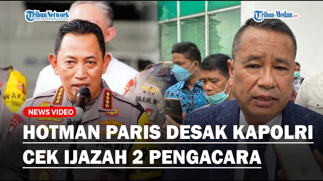 🔴HOTMAN DESAK KAPOLRI Cek Keabsahan Ijazah 2 Oknum Pengacara di Tengah Kasusnya dengan Razman