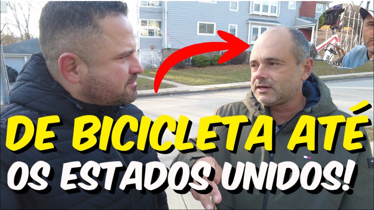 ELE CHEGOU DE BICICLETA NOS EUA E SEM COIOTE