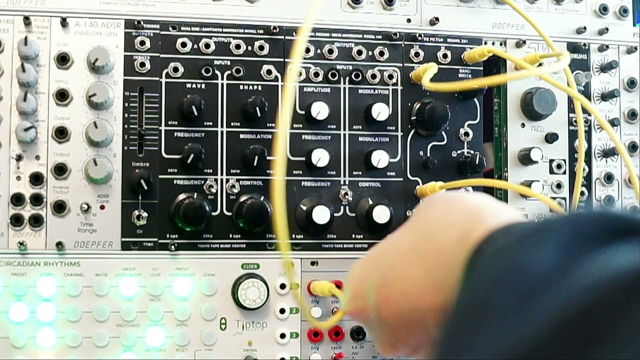 TTMC Voltage Controlled Filter MODEL 291 , Make Noise STO , buchla & tiptop 281 , A-155