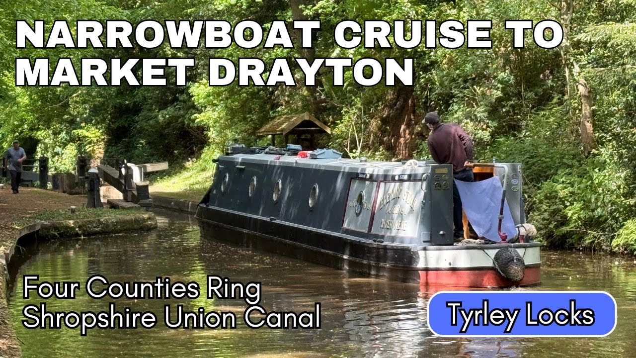 Four Counties Ring - Shropshire Union Canal - Norbury Junction to Market Drayton Part 7 - 2025