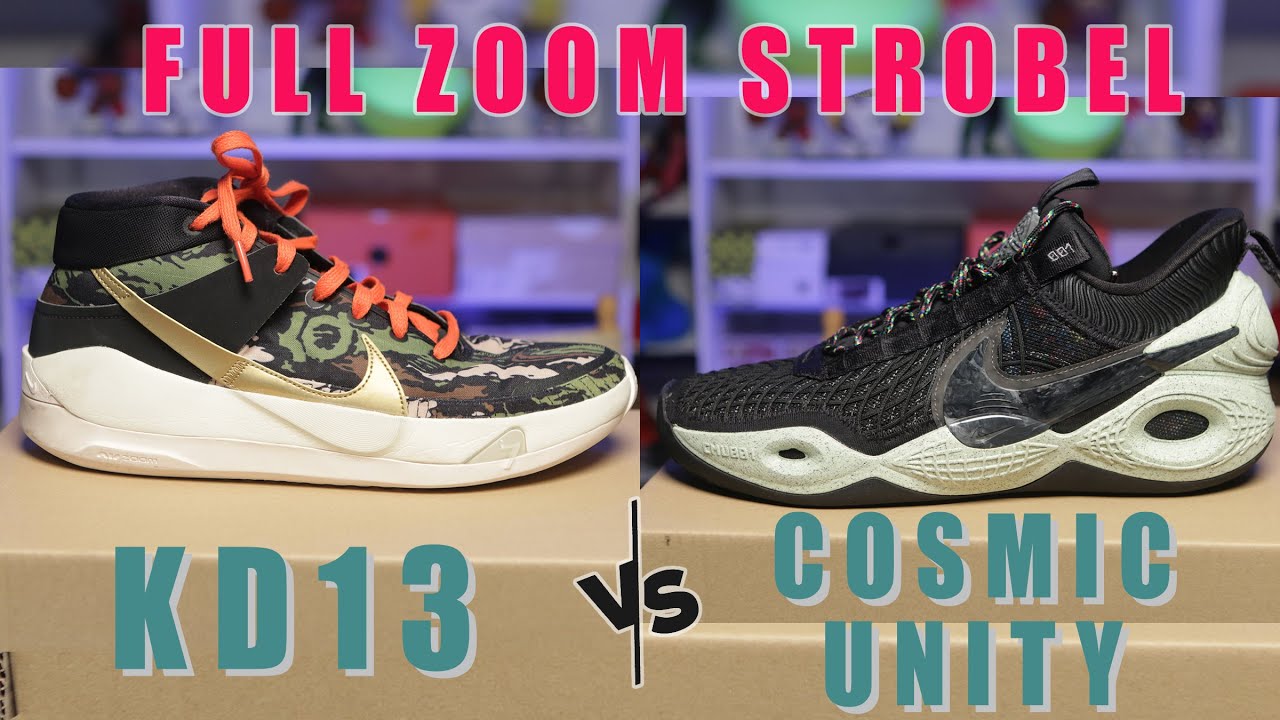 KD13 VS COSMIC UNITY. Which full length zoom strobel performs better?