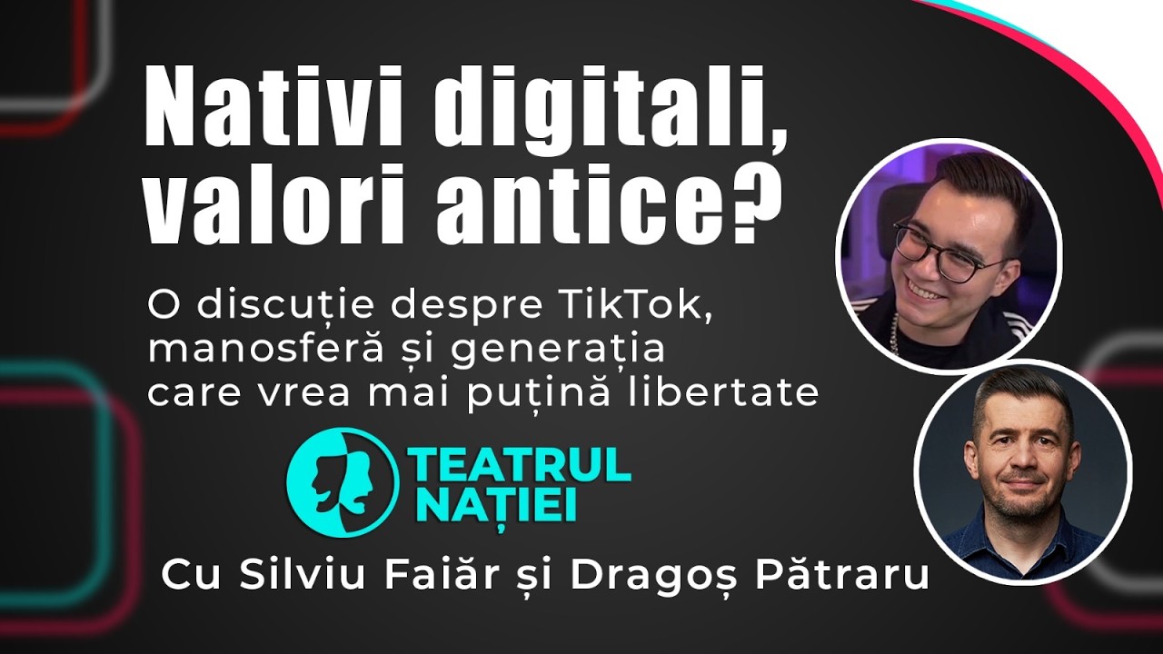 Workshop cu Silviu Faiăr și Dragoș Pătraru: Nativi digitali, valori antice?