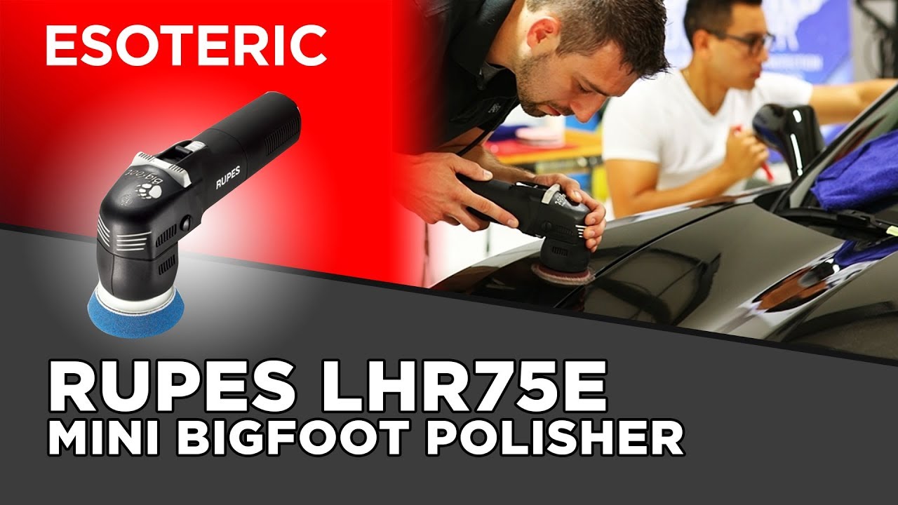 RUPES LHR75E Mini Bigfoot Polisher Review - ESOTERIC Car Care