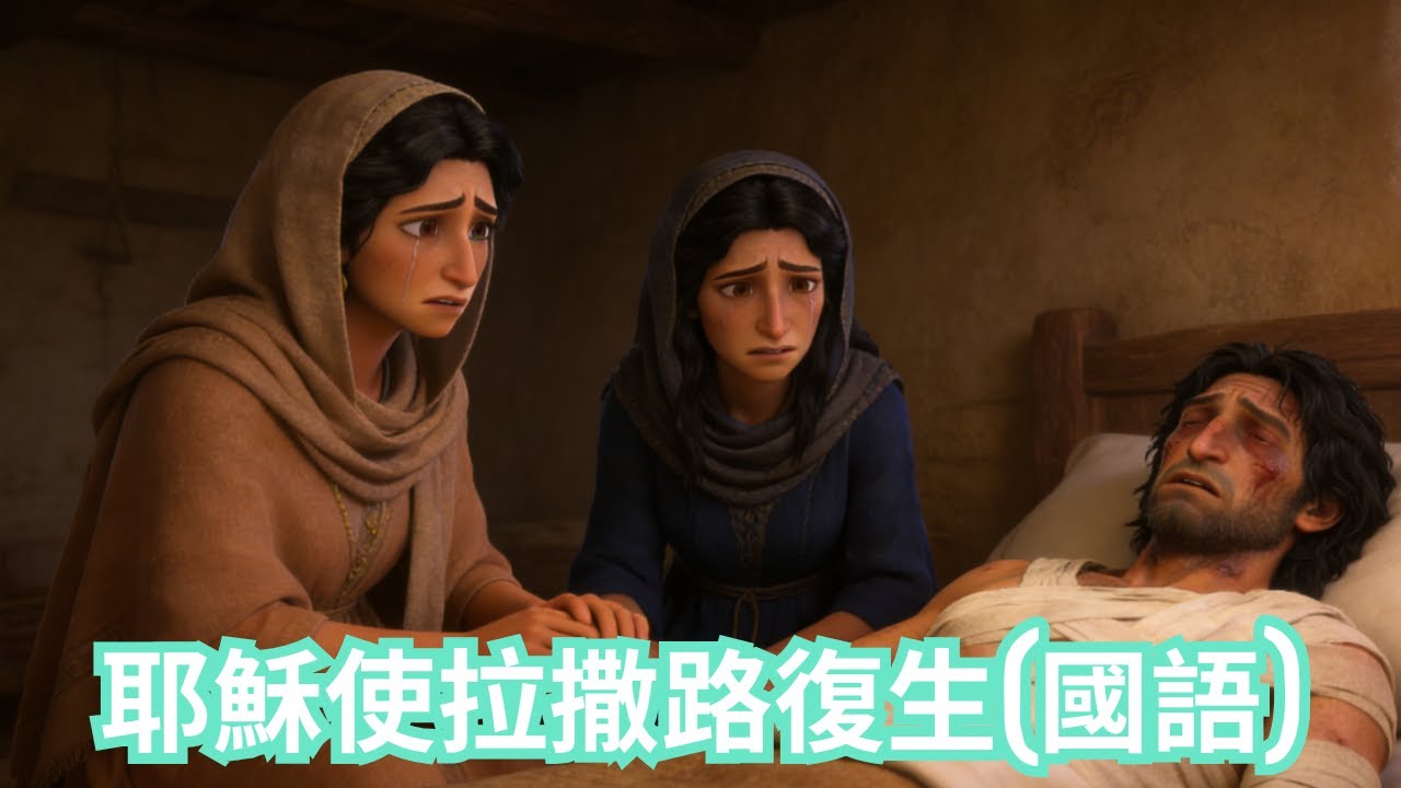 [兒童聖經故事動畫] 耶穌使拉撒路復生 (國語)