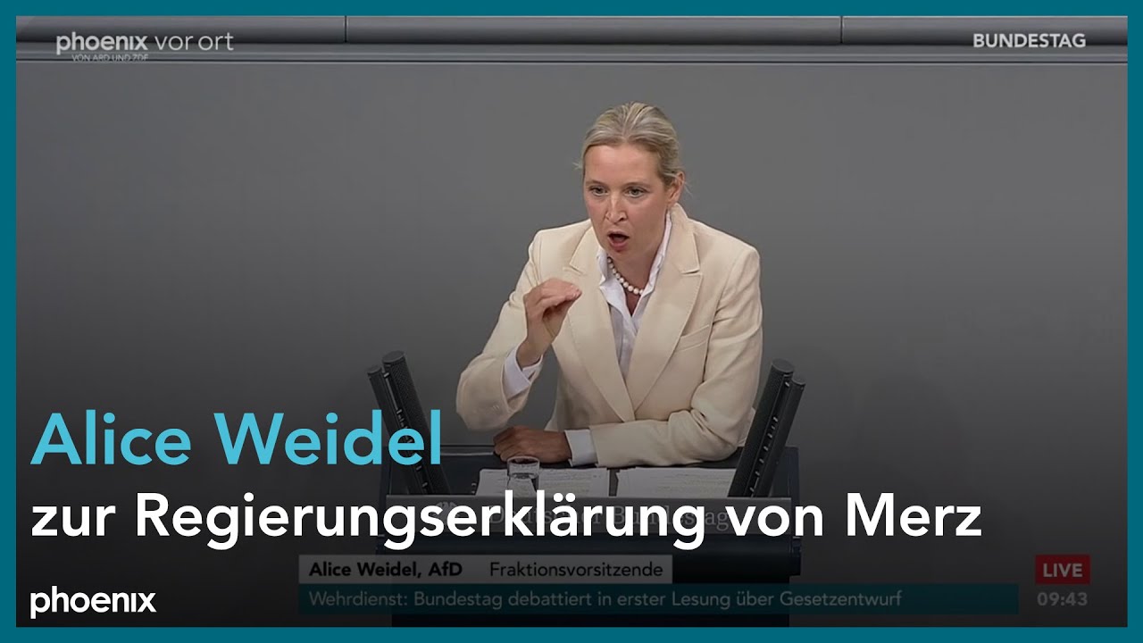 Alice Weidel zur Regierungserklärung von Friedrich Merz zum Europäischen Rat am 16.10.25