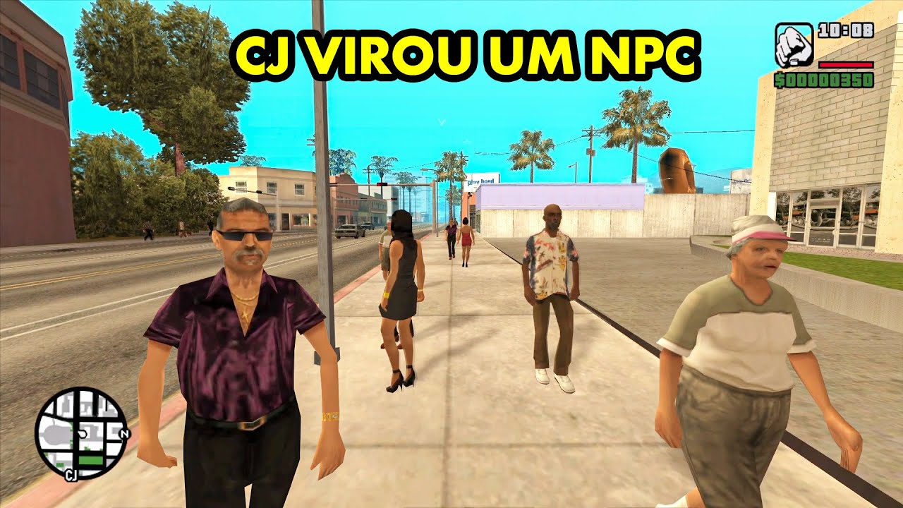 24 HORAS VIVENDO COMO UM NPC NO GTA (Tem como ser uma pessoa normal?)