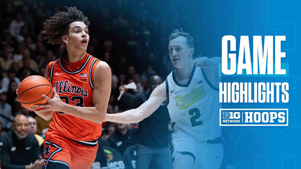 Illinois at Purdue | HIGHLIGHTS | Big Ten Men's Basketball | 01/24/2026