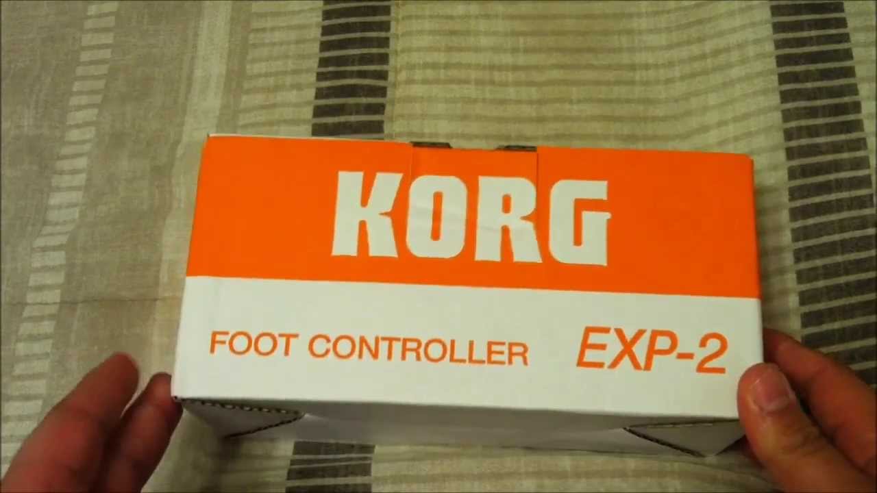 Korg EXP-2 foot controller overview and settings by Samer Jazrawy