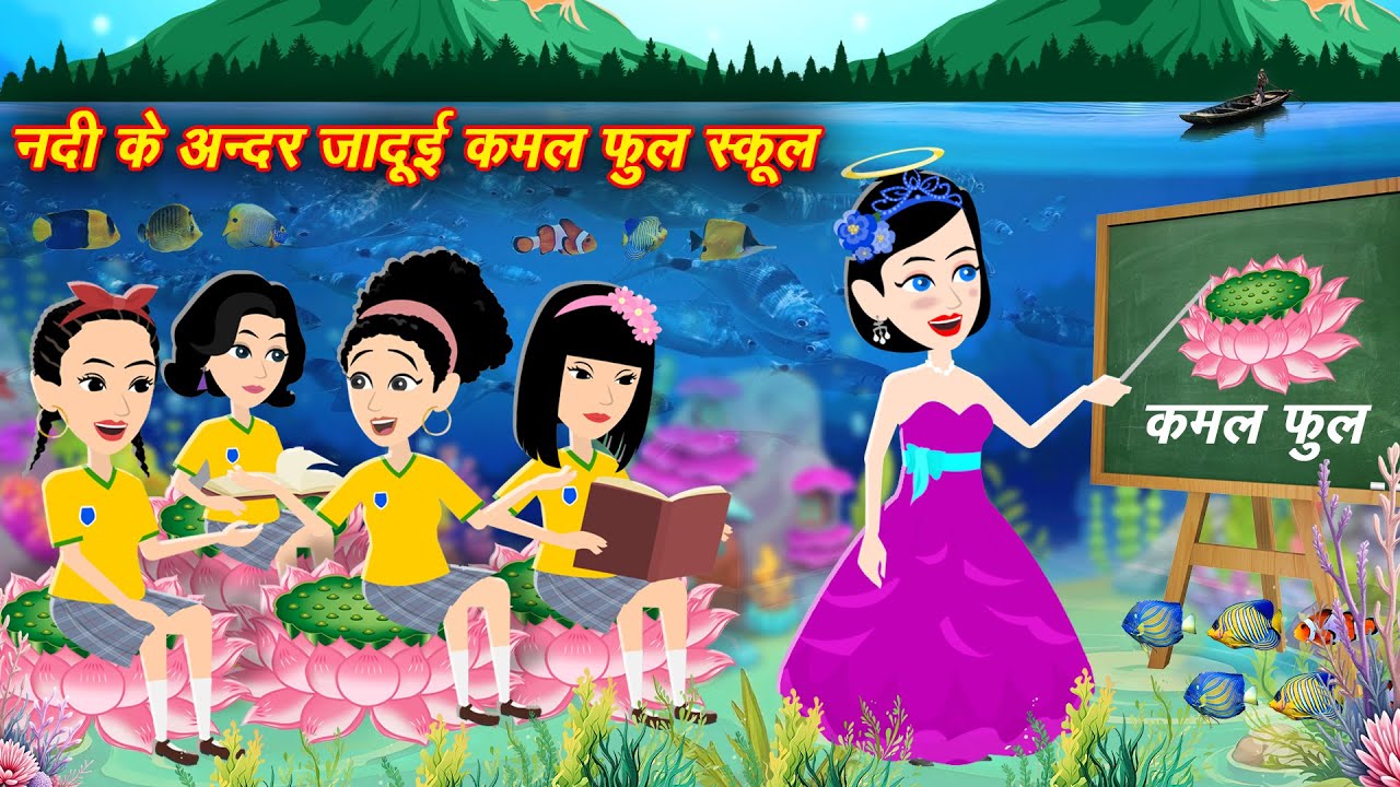 पानी के अंदर जादुई स्कूल Jadui School | Cartoon  Kahani | Jadui Hindi Kahaniya | Latest Hindi Story