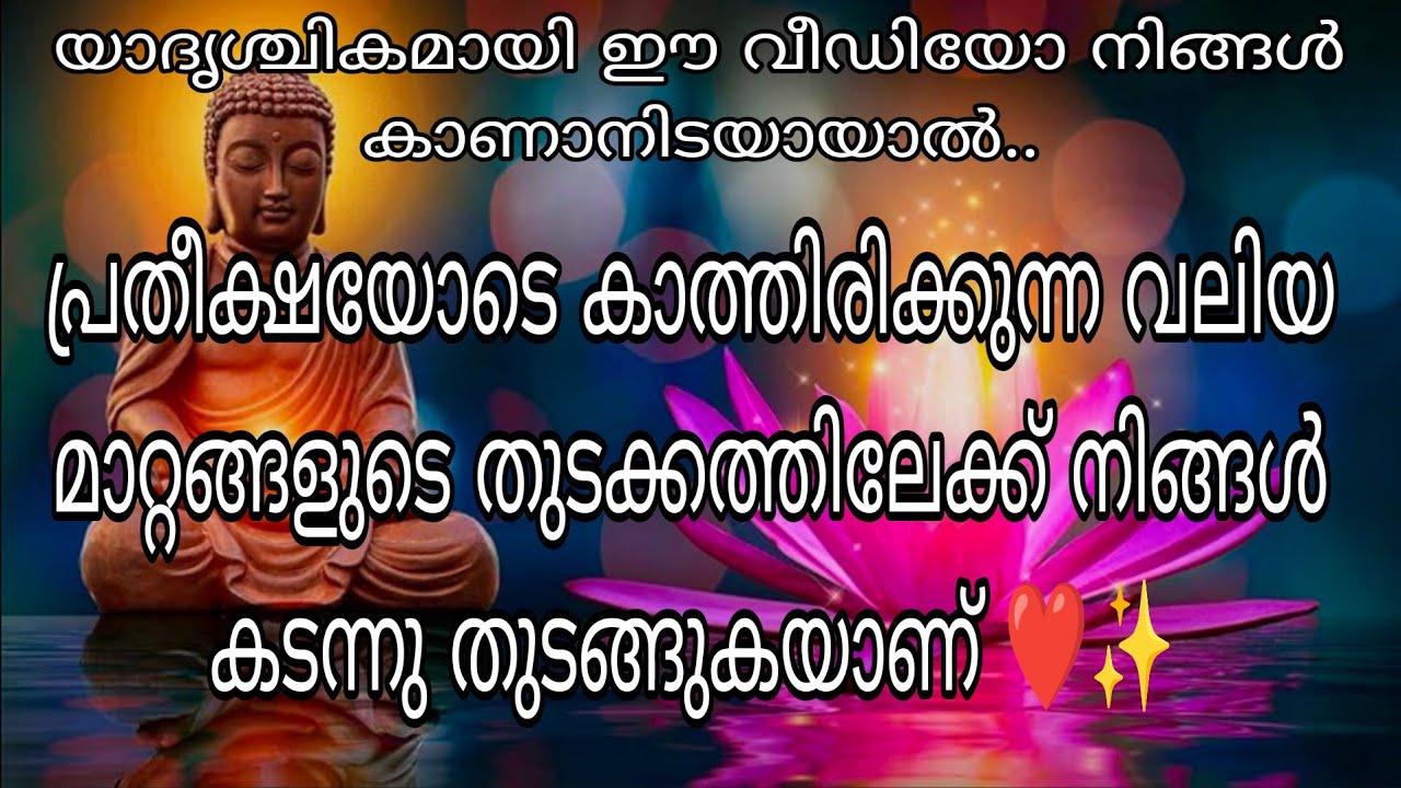 പ്രതീക്ഷയോടെ കാത്തിരിക്കുന്ന വലിയ മാറ്റങ്ങളുടെ തുടക്കത്തിലേക്ക് നിങ്ങൾ കടന്നു തുടങ്ങുകയാണ് ❤️✨