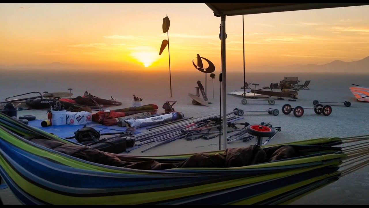 Black Rock Desert 🌵🏜 Wing Foil and Windsurf on Land - Part 1