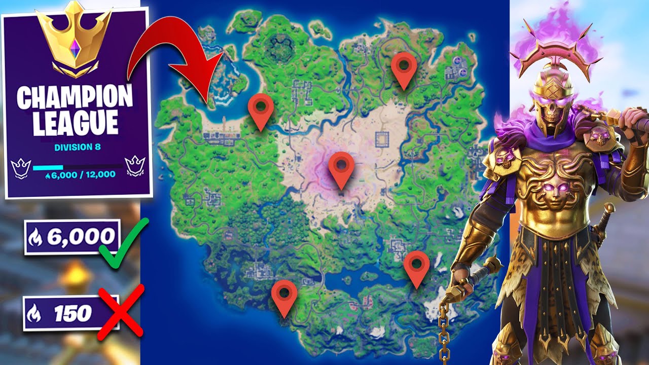 Top 3 MEJORES SPOTS para ARENA & TORNEOS en DUOS y SOLITARIO - FORTNITE CAPITULO 2 TEMPORADA 5