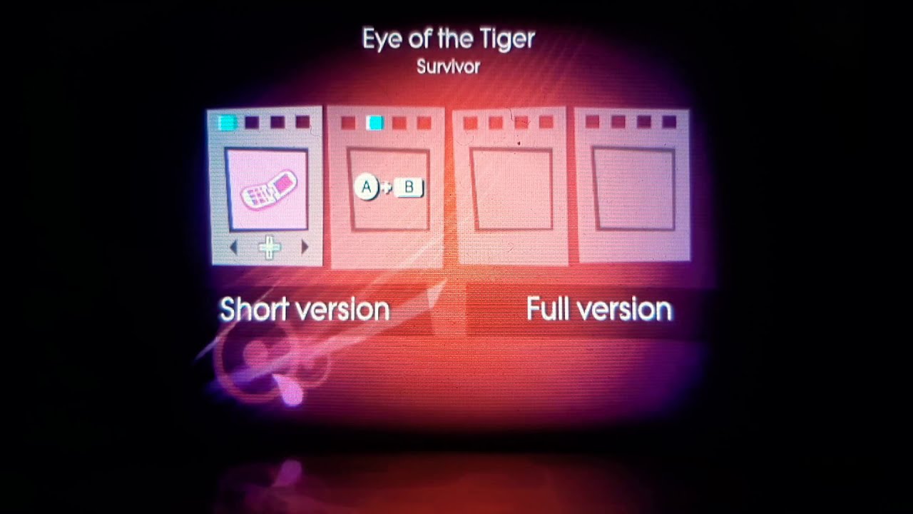 Just dance 1 Eye Of The Tiger Survivor 2 Players 5 Stars 🌟 High Score 17007 Wii On The Wii U