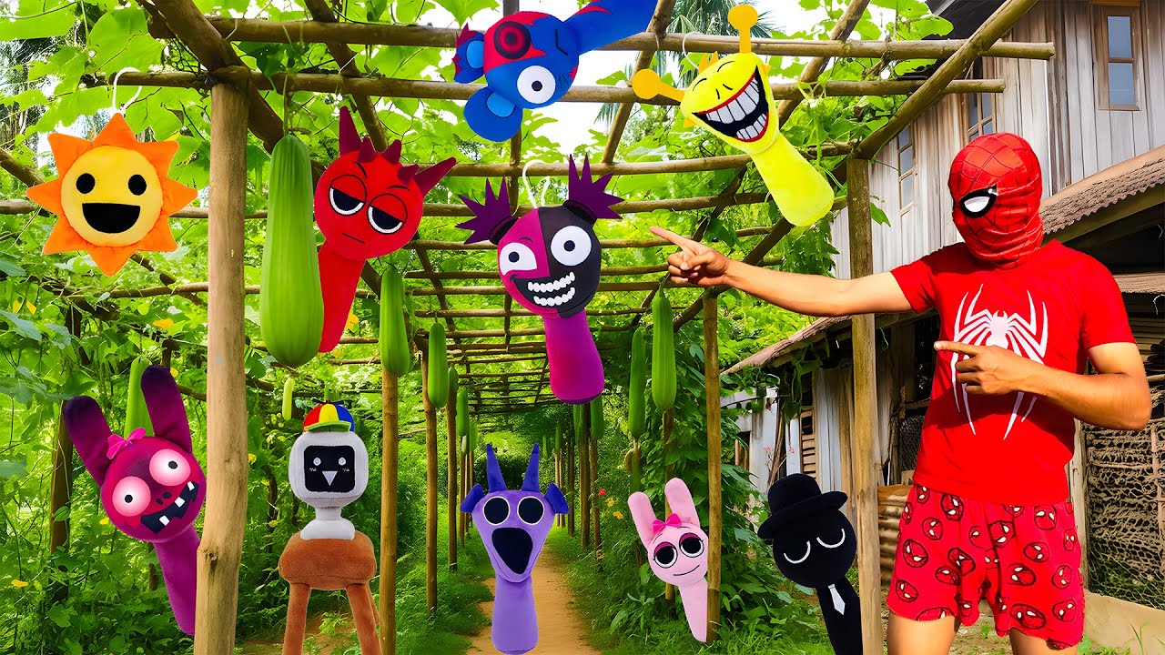 👀 Shocking! Spider Man Spots a Mysterious Gourd Vine — Sprunki Exposed!