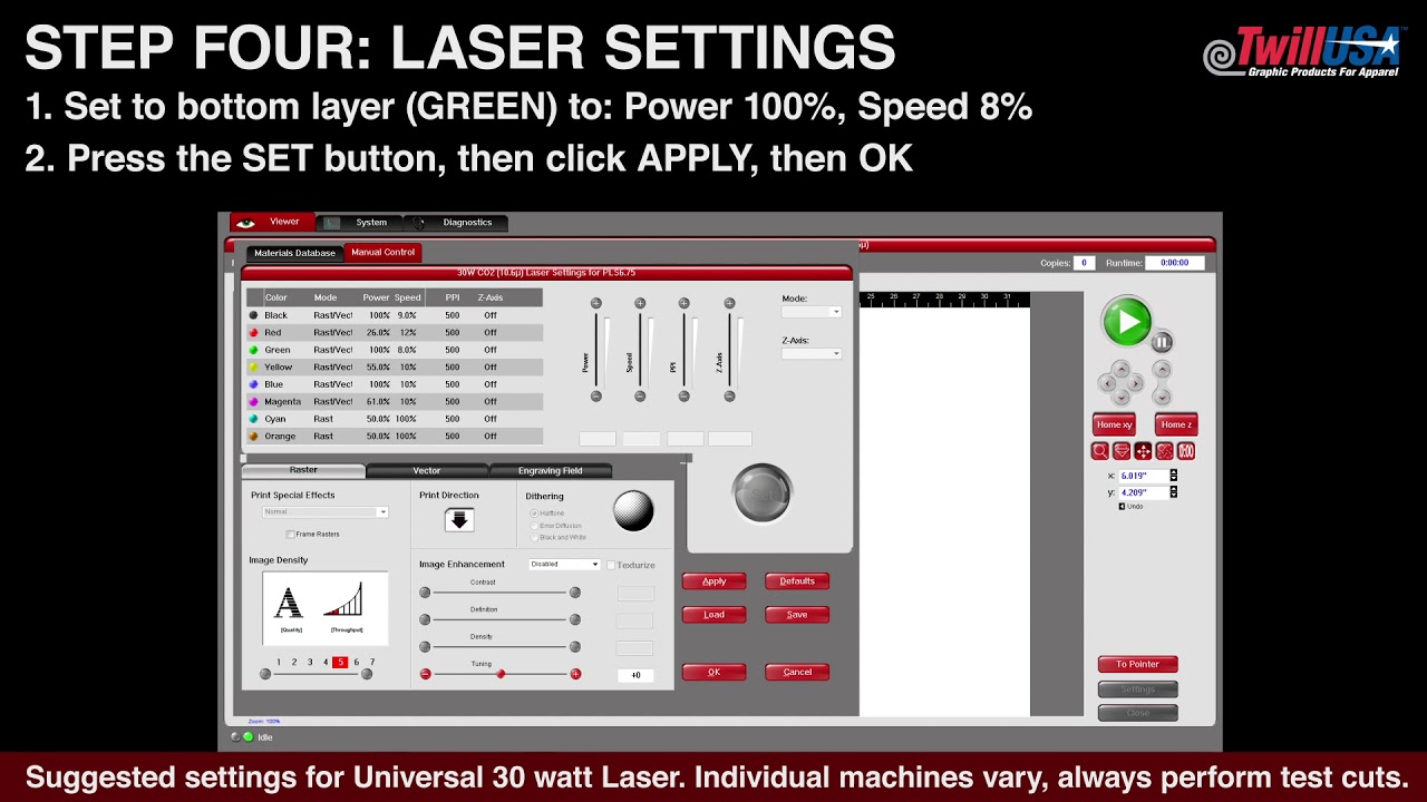 How To Cut Tackle Twill On A Laser Cutter