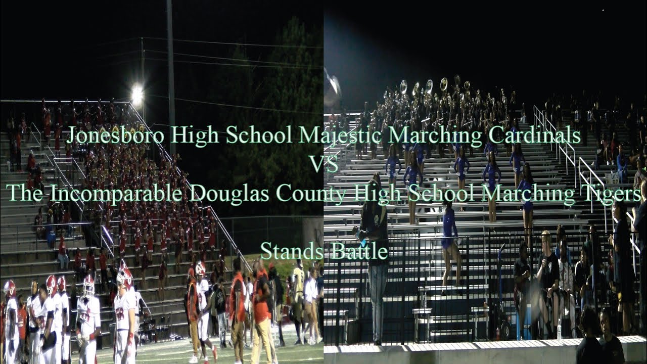 Jonesboro High School Marching Cardinals Vs Douglas County High School Marching Tigers Stand Battle