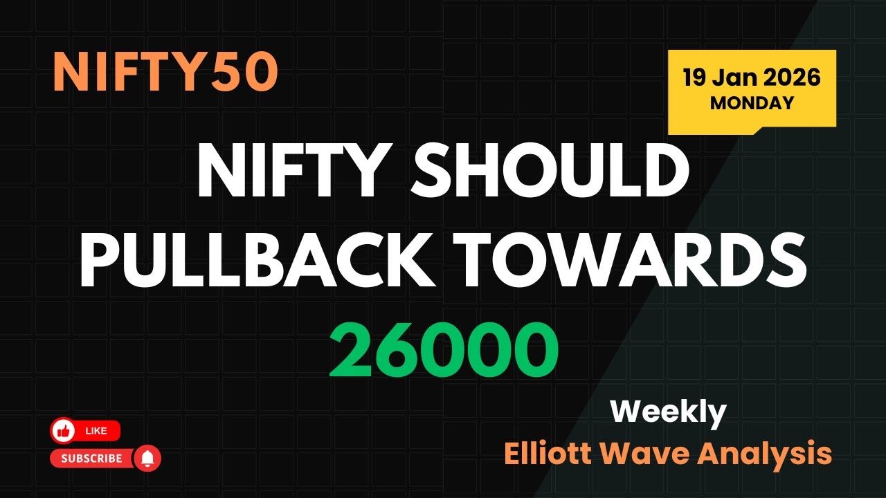 NIFTY To Pullback Towards 26000 Before It Continues Down-move