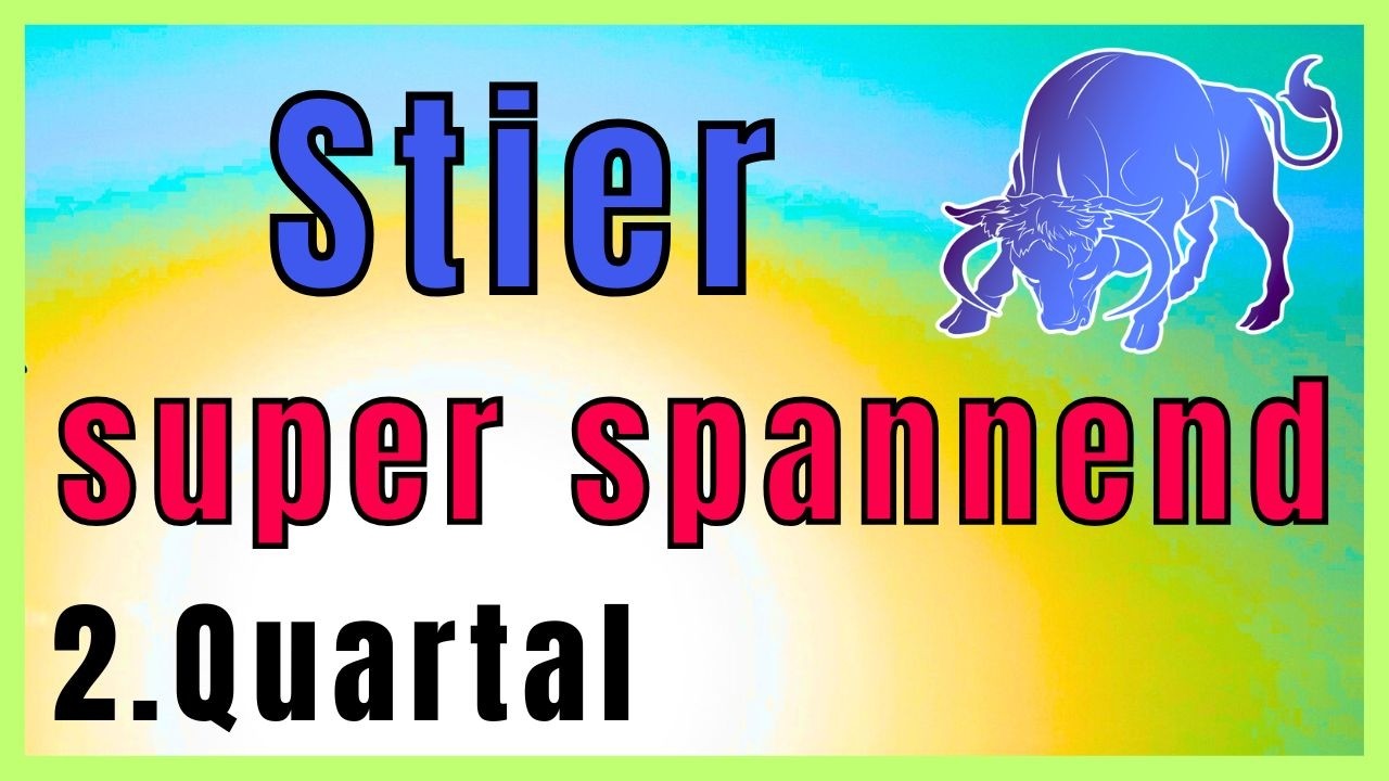 STIER ♉️ ‼️PL&Ouml;TZLICHE VER&Auml;NDERUNG 👍 FANTASTISCH GENIAL‼️ April, Mai, Juni 2026 #orakel  #tarot