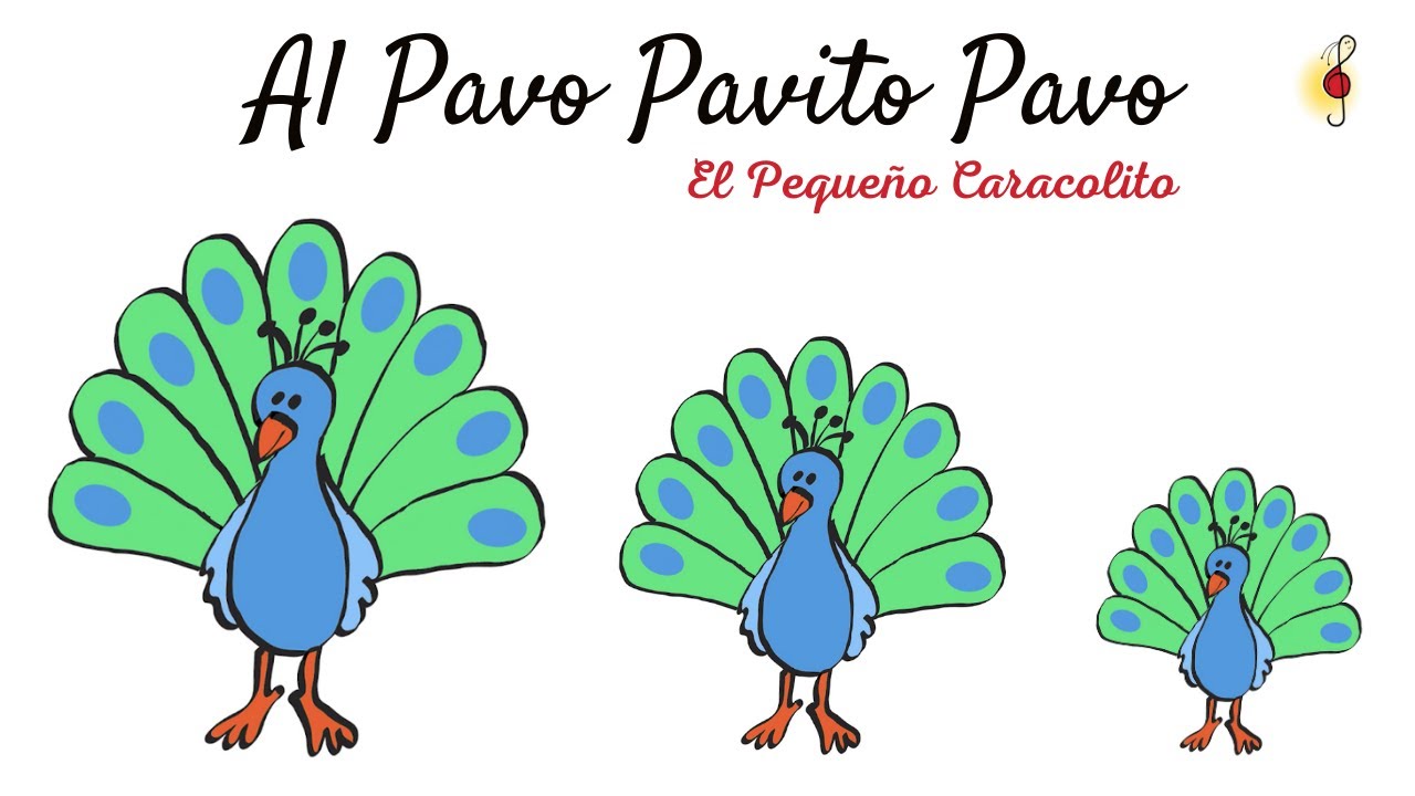 Al Pavo, Pavito, Pavo│Pequeño Caracolito│Canción Popular Infantil│Juego de manos y coordinación ↓↓