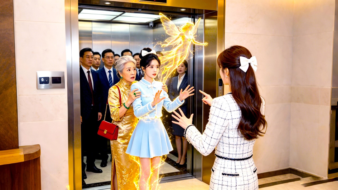 電梯超載惡毒女經理將老太一腳踹出去，怎料滿電梯的人冷眼旁觀只有女孩替她解圍，當場拉著首富孫子和她結婚，從此嫁入豪門當心尖寵愛！#爽劇 #短劇# 短劇全集