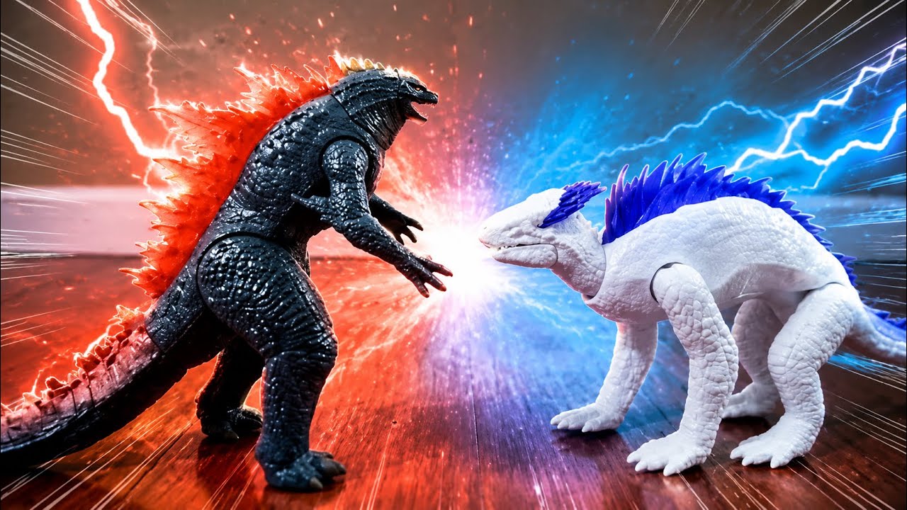 Stop-Motion Battle! Evolved Godzilla vs Shimo! INSPO from our faves: @CapiReacts @The_official_EGM 