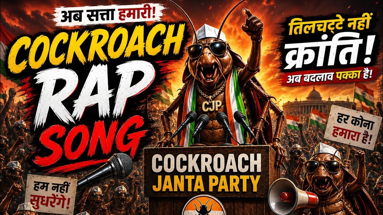 Cockroach Janta Party Trending Song | Corruption Rap Song | CJP Reality 