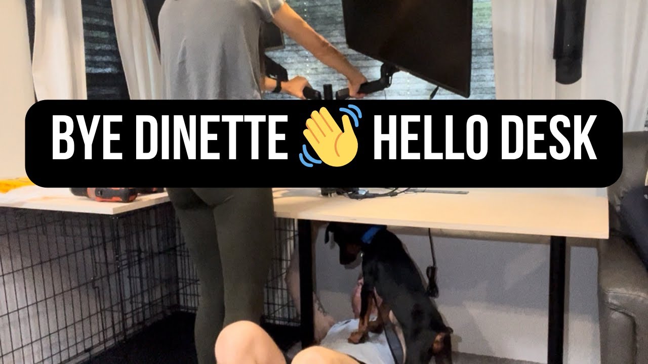 DIY RV Desk Build & Dinette Replacement | RV Office Makeover