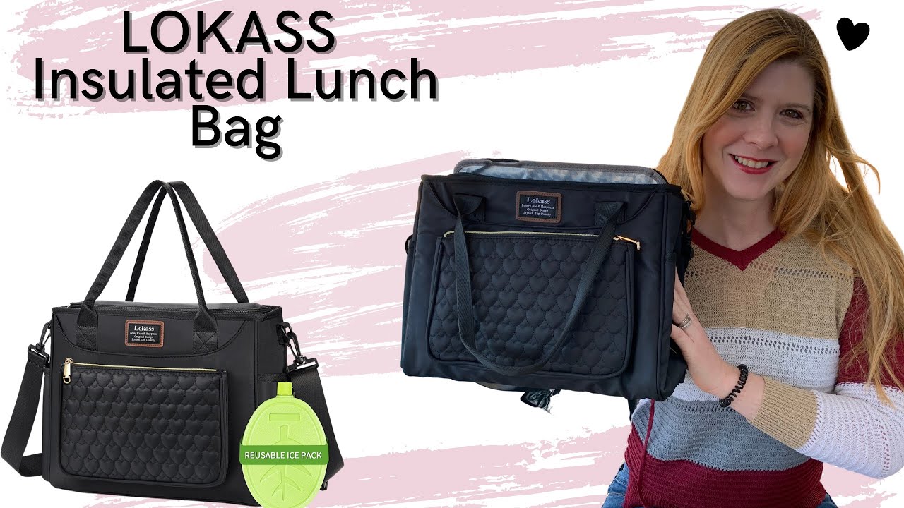 Lokass insulated lunch bag review and demo by Sara