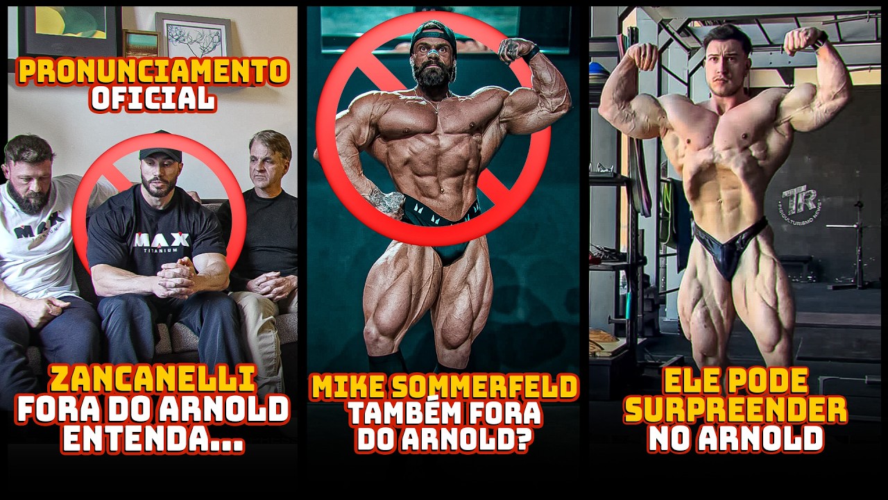 URGENTE: Zancanelli se pronuncia após sair do Arnold e Mike falha na pesagem!