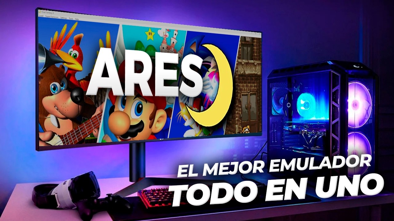 34 CONSOLAS en 1 EMULADOR | ARES EMU MULTIPLATAFORMA
