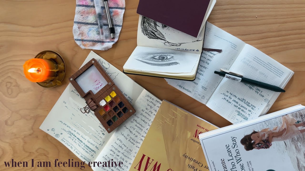 what's in my bag / what I carry when I'm creative