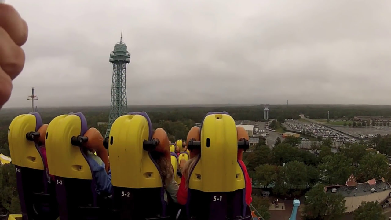 DOMINATOR - Kings Dominion - On-Ride - Hilarious SCREAMS!   😁  ✅