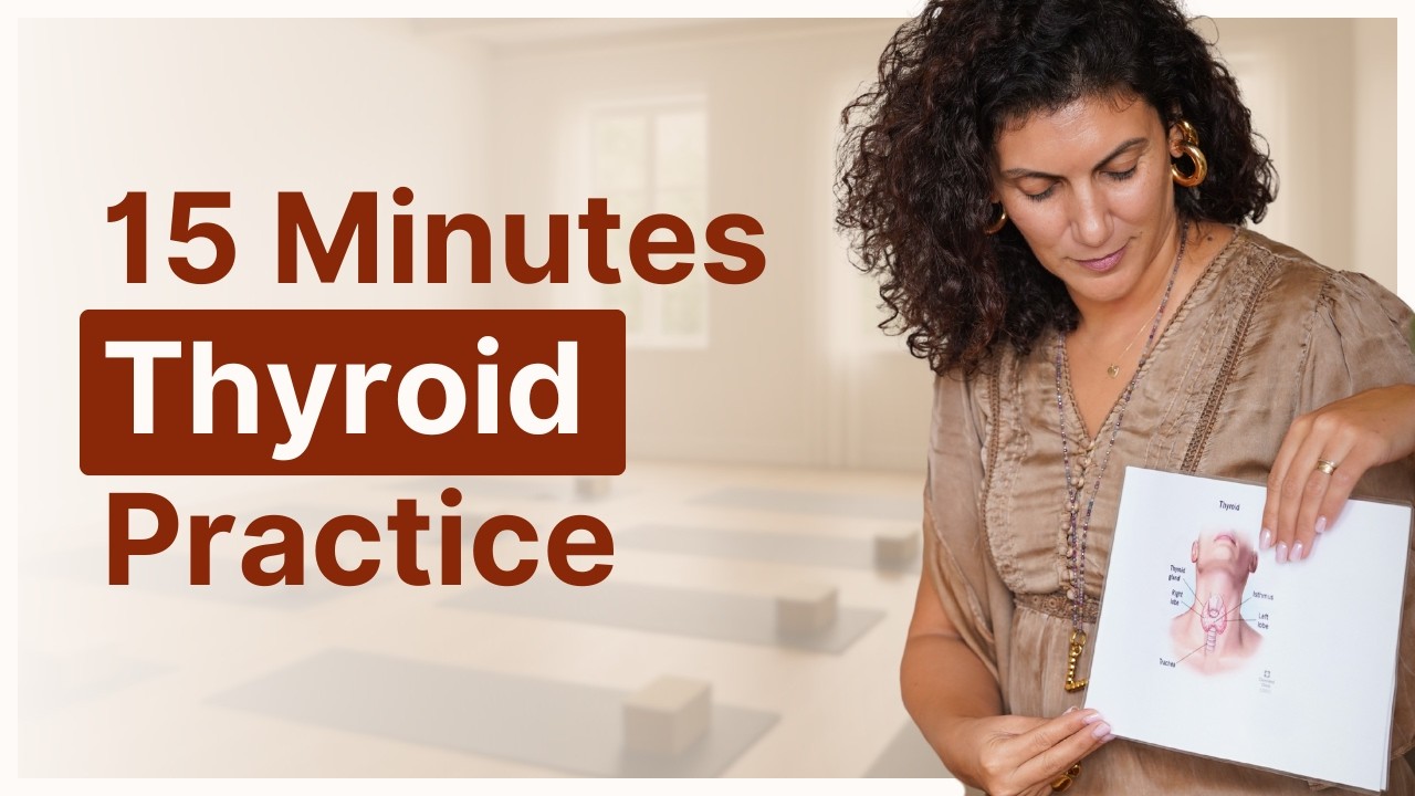 15 Min Thyroid Yoga to Fix Exhaustion & Brain Fog