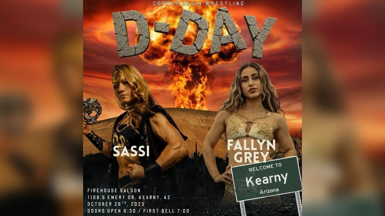 Copper Basin Wrestling 10/26/25 - Sassi Vs Fallyn Grey (Singles Match)