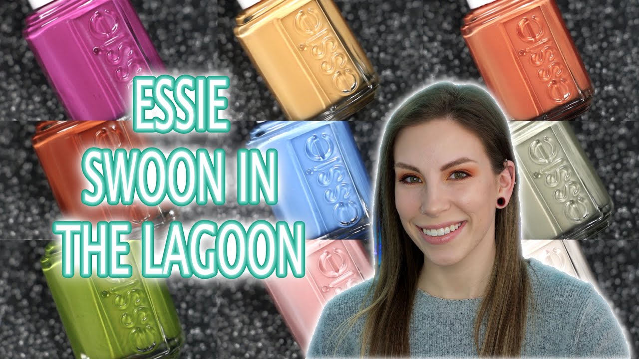 Essie Swoon In The Lagoon Nail Polish Swatch & Review | JESSFACE90