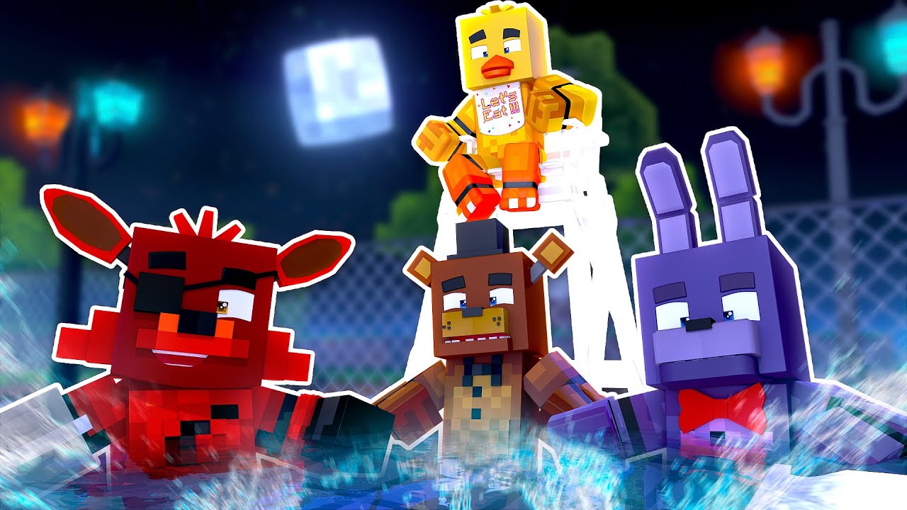 Chica's Pool Party! Minecraft Five Night's at Freddy's Roleplay