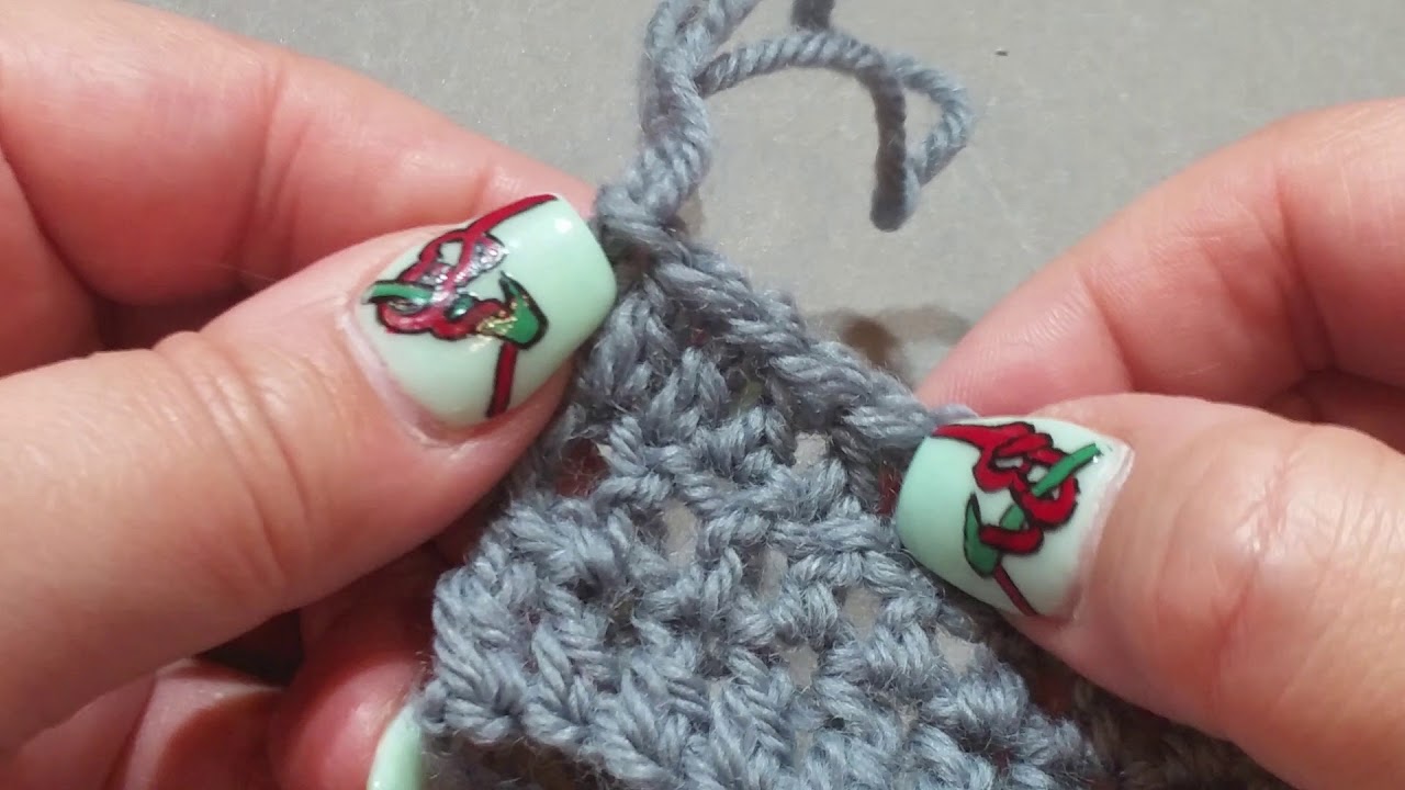 Increase the beginning and end of a row in Crochet