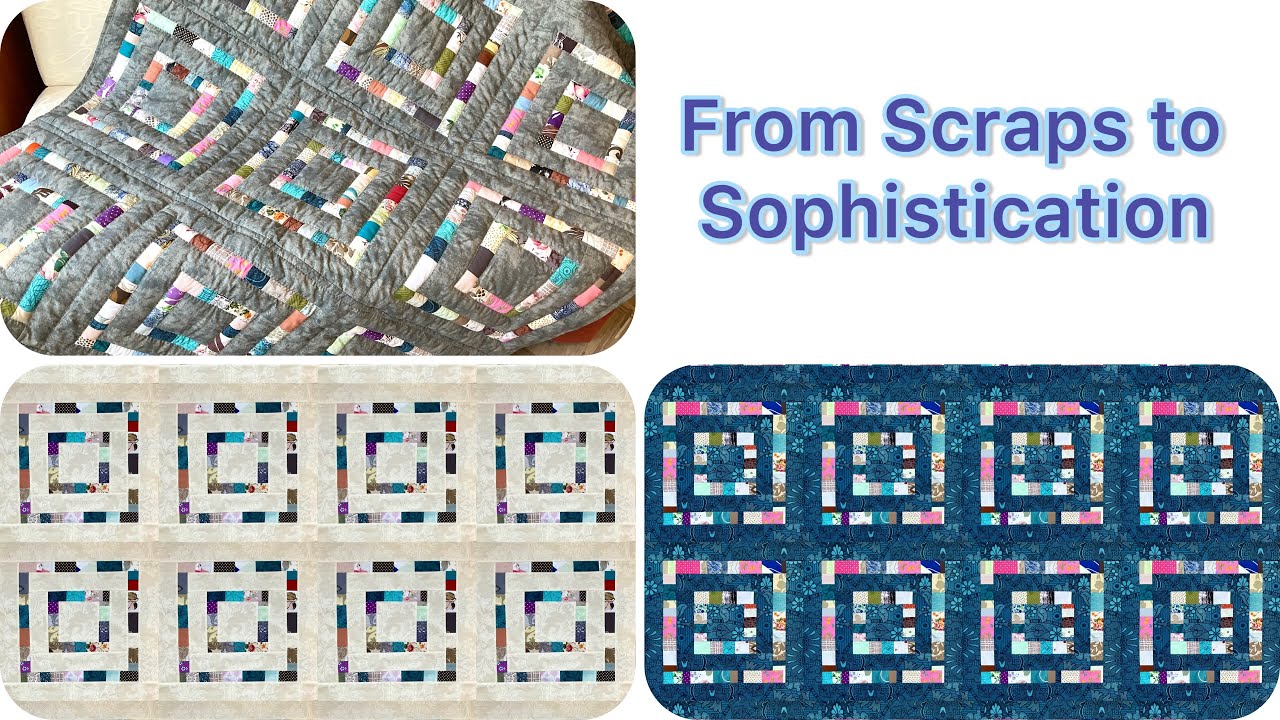 Transform Leftover Scraps into Stylish Quilt Blocks Upcycling of Fabric Scraps