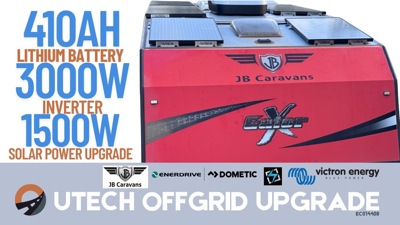 Small Caravan - Huge Power  | JB GatorX Caravan Off Grid Power Setup
