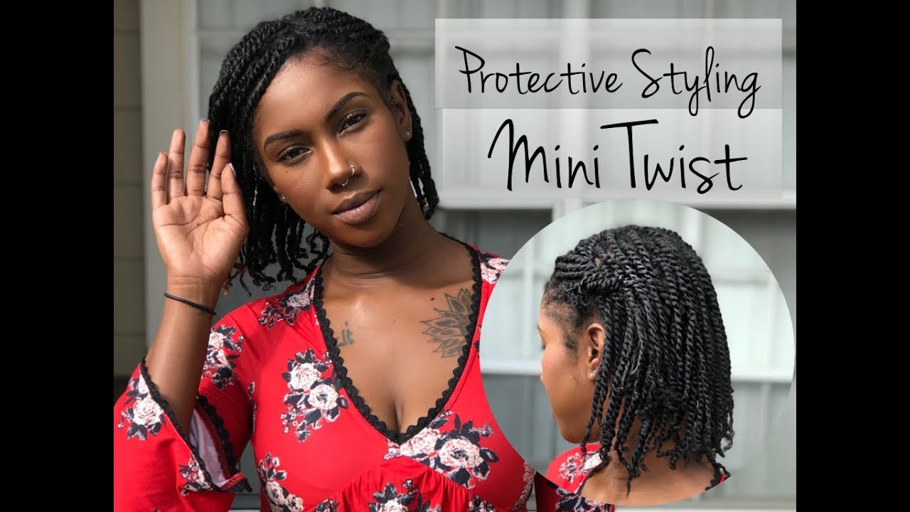 Protective Styling || Mini Twist || Naturally Candace