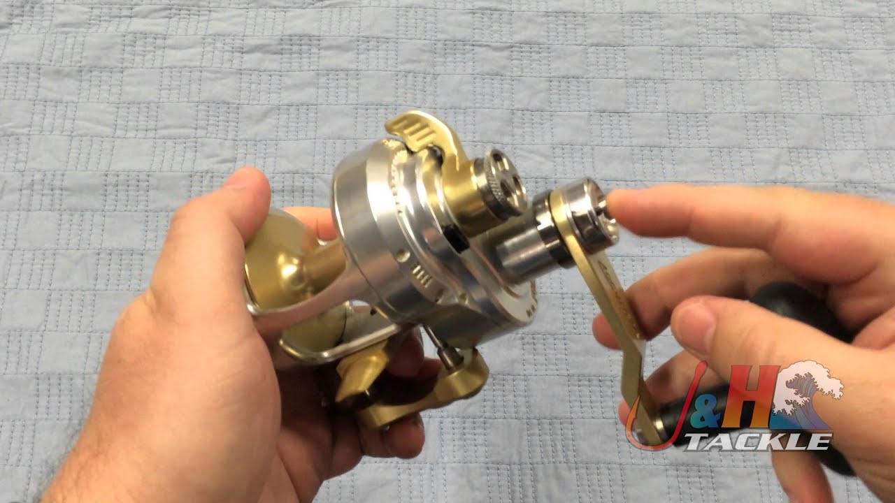 Accurate Fury FX2-400 2-Speed Lever Drag Reel Silver-Gold | J&H Tackle