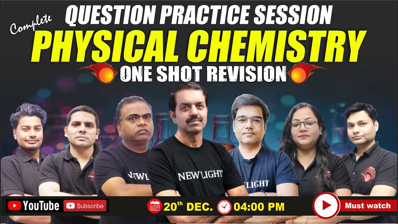 LIVE NEET 2025 | COMPLETE PHYSICAL CHEMISTRY IN ONE SHOT | COMPLETE PHYSICAL CHEMISTRY IN ONE SHOT