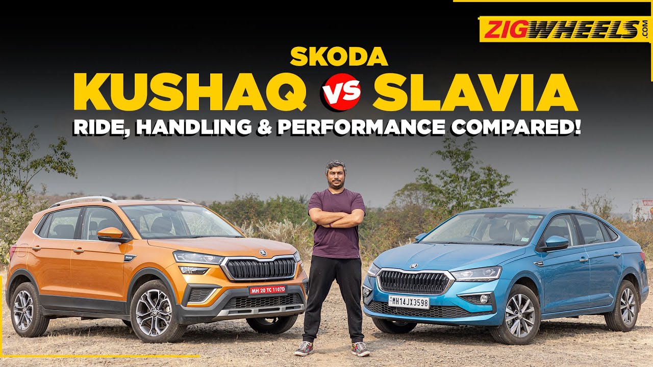 Skoda Kushaq vs Slavia Family Feud III: Ride, Handling & Performance Compared